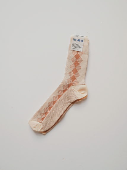 60s Pale Pink Socks