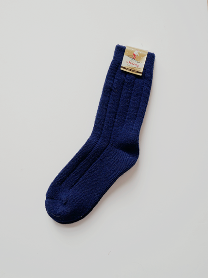 60s Blue Ski Socks