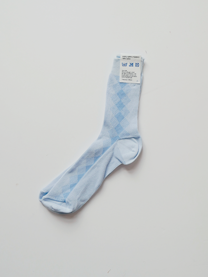 60s Light Blue Socks