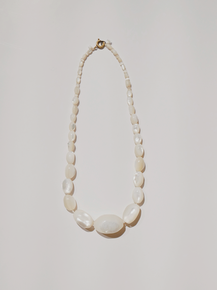 50s White Stone Necklace